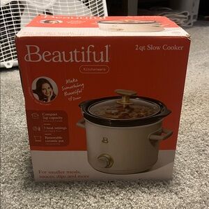 Kitchenware 2qt Slow Cooker - Cream